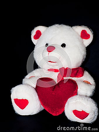 Valentine bear Stock Photo