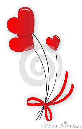 Valentine Bouquet Vector Illustration