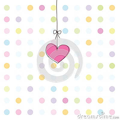 Valentine card Vector Illustration