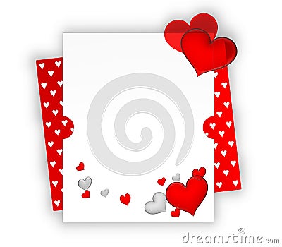 Valentine card Stock Photo