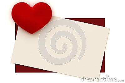 Valentine Card Stock Photo