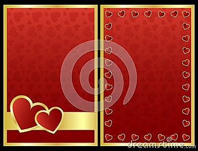 Valentine cards Vector Illustration