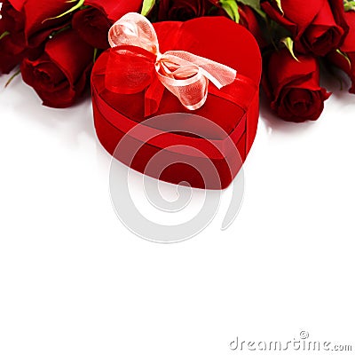 Valentine composition Stock Photo