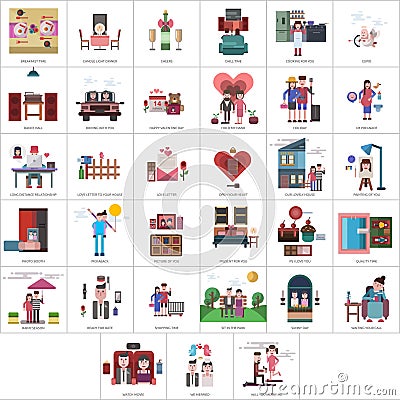 Valentine Conceptual Design Cartoon Illustration