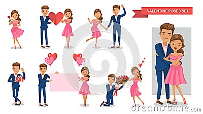 Valentine Couple Vector Illustration