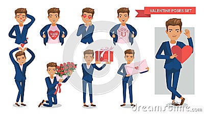 Valentine Couple Vector Illustration