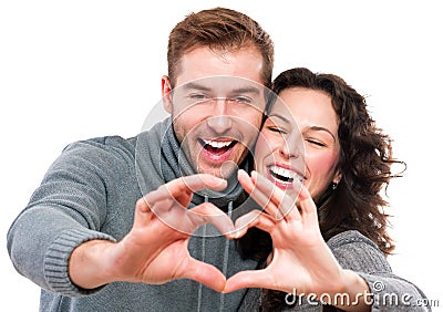 Valentine Couple Stock Photo