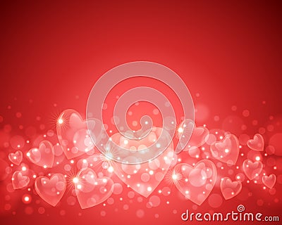 Valentine Day Background Vector Illustration