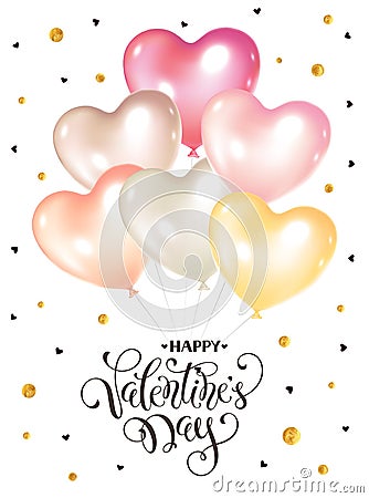 Valentine day card Vector Illustration