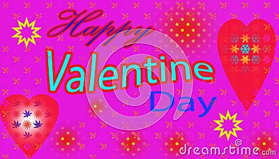 Valentine day greeting card copy,this is for love Stock Photo