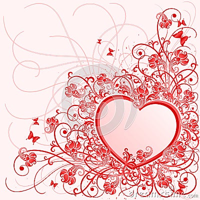 Valentine design. Vector Illustration