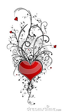 Valentine design (vector incl) Vector Illustration