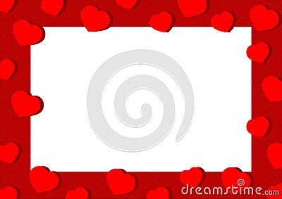 Valentine Frame Vector Illustration
