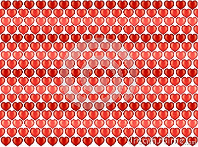 Valentine hearts pattern wallpaper Stock Photo