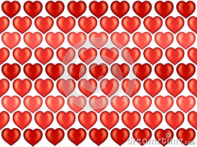 Valentine hearts wallpaper, background Stock Photo