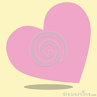 valentine kids heart more pink 12 Vector Illustration