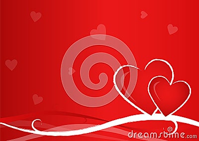 Valentine Postcard Stock Photo