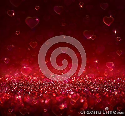 Valentine red background Stock Photo