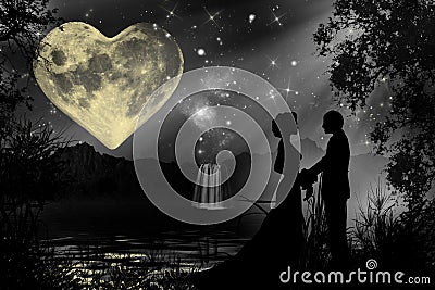 Valentine romantic atmosphere Stock Photo