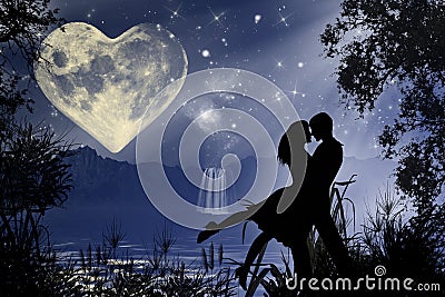 Valentine romantic atmosphere Stock Photo