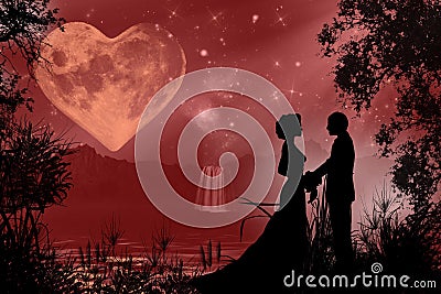 Valentine romantic atmosphere Stock Photo