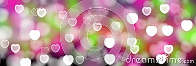 Valentine's Day Abstract hearts background Stock Photo