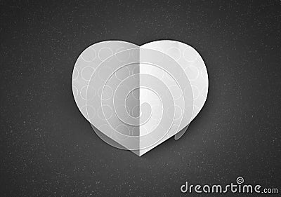 Heart shape love valentine day Stock Photo