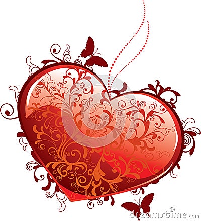 Valentine's Day background Vector Illustration