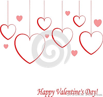 Valentine`s day background Stock Photo