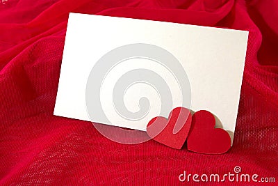 Valentine's day card Stock Photo