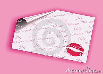 Valentine's day card Stock Photo