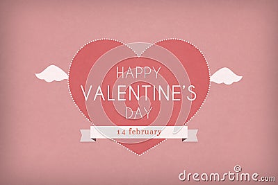 Valentine's Day Card Stock Photo