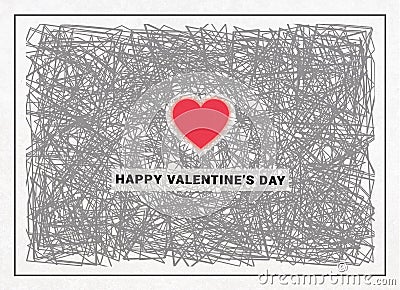 Valentines Day Card Stock Photo