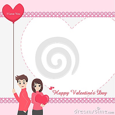Valentine`s Day Vector Illustration
