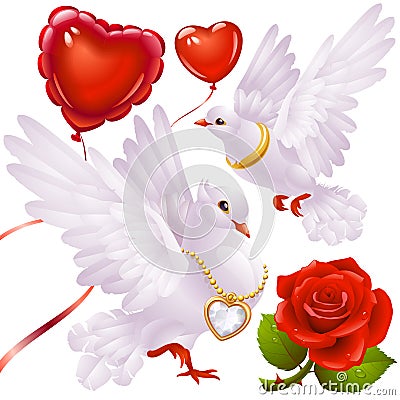 Valentine's Day set 3 Vector Illustration