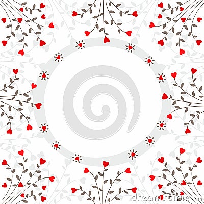 Valentine's label Vector Illustration