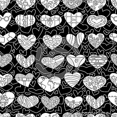 Valentines seamless Vector Illustration