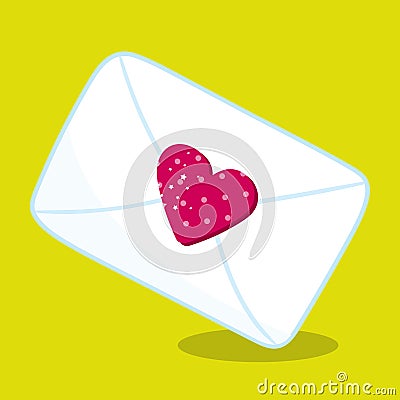 Valentine SnowBabies Blue Letter Heart 05 Vector Illustration