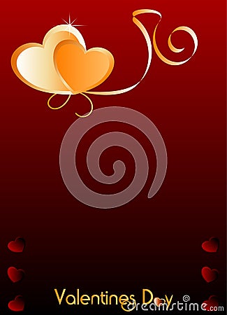 Valentines Card Vector Illustration