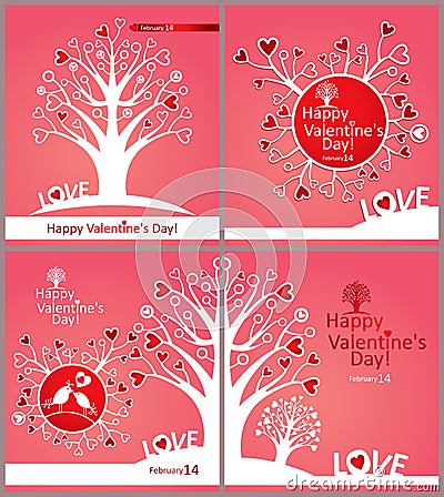 Valentines cards. Stock Photo