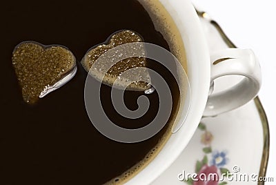 Valentines Coffee Stock Photo