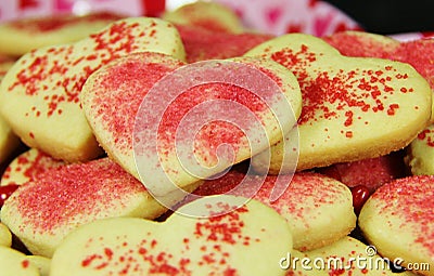 Valentines cookies Stock Photo