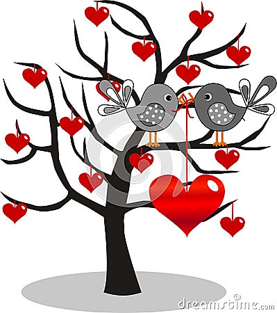 Valentines day or birthday Vector Illustration