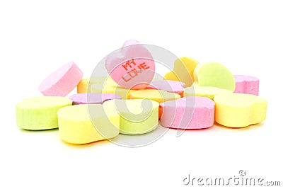 Valentines Day candy Editorial Stock Photo