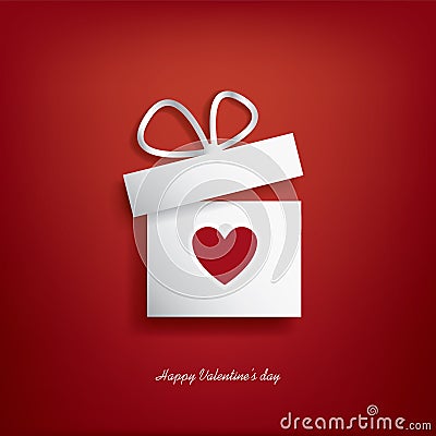 Valentines day card Vector Illustration