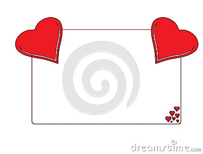 Valentines Day card Stock Photo