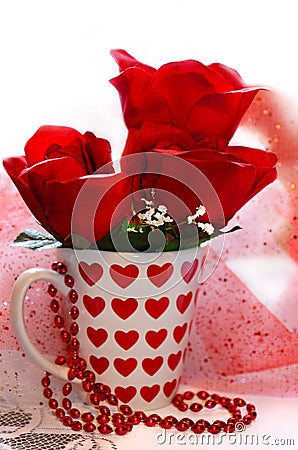 Valentines Day celebrated February 14 Stock Photo