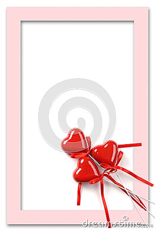 Valentines Day Frame Stock Photo