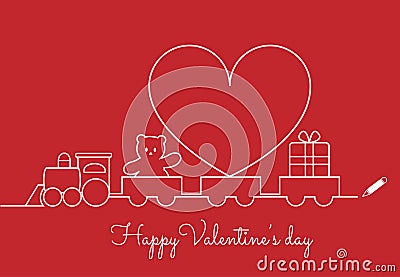 Valentines day Vector Illustration