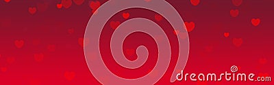 Valentines day web header Stock Photo